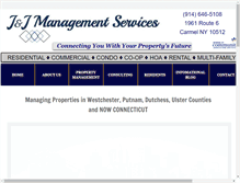 Tablet Screenshot of jnjmanagementservices.com